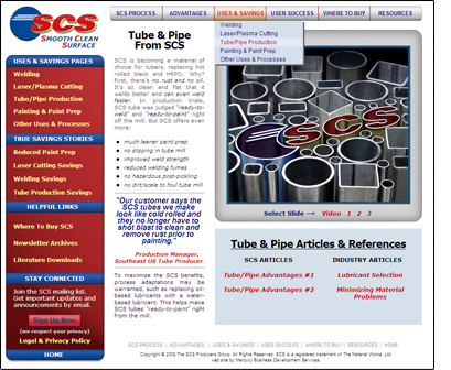 New SCS Web Site